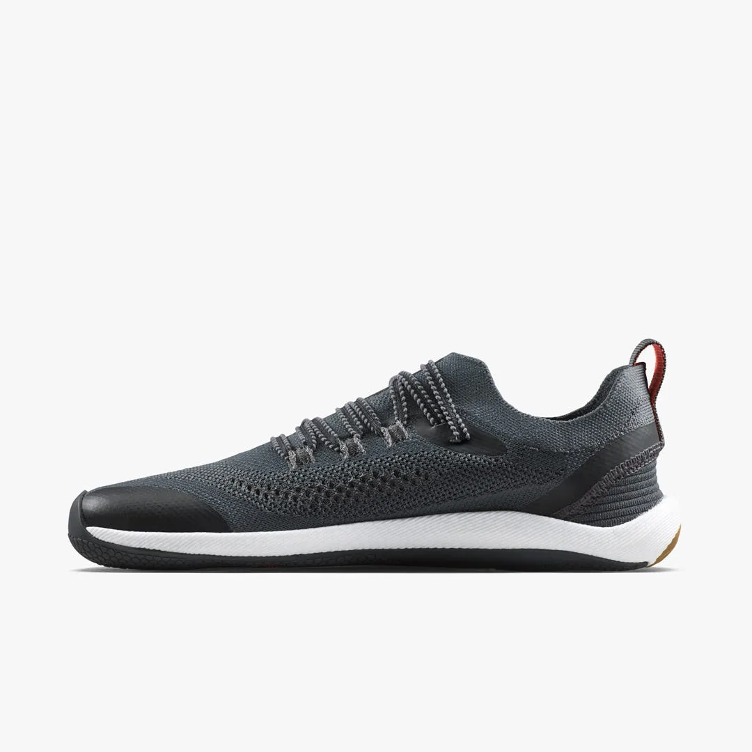Кроссовки Vivobarefoot Primus Flow Knit — мужская модель, чёрный с каучуковой подошвой, фото 3