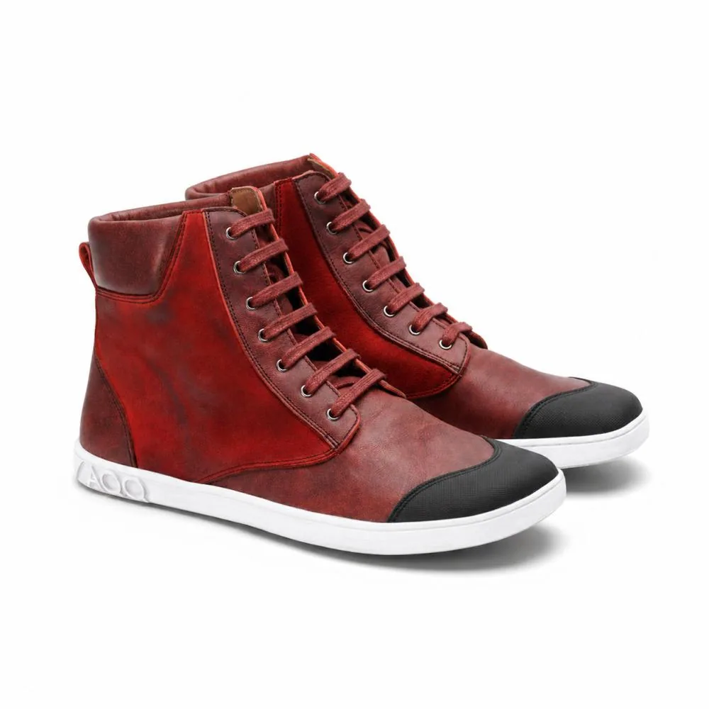 Женские высокие кроссовки ZAQQ CHICAQO Red