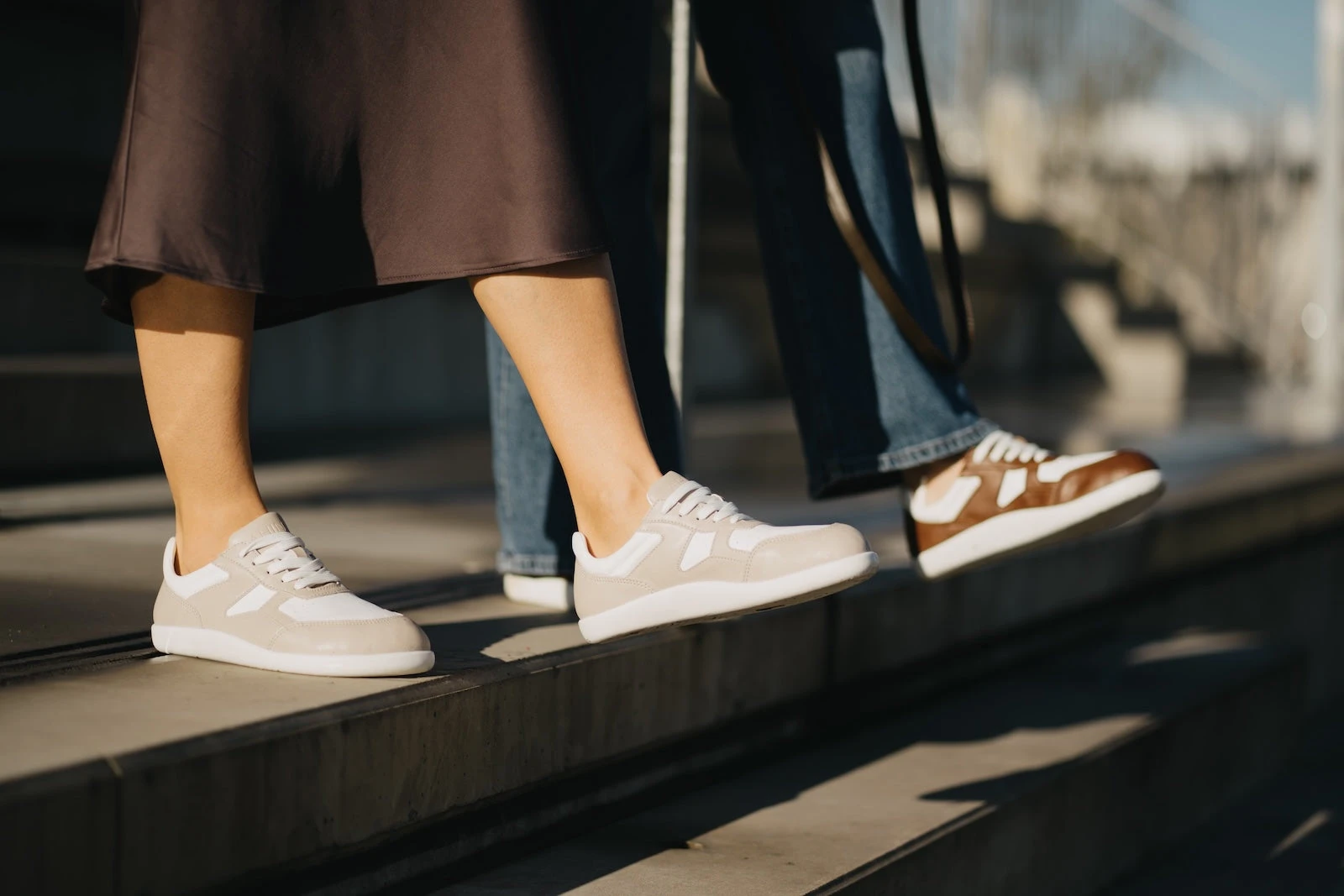 Кроссовки Ahinsa Yuva Barefoot — коричневый и белый, фото 17