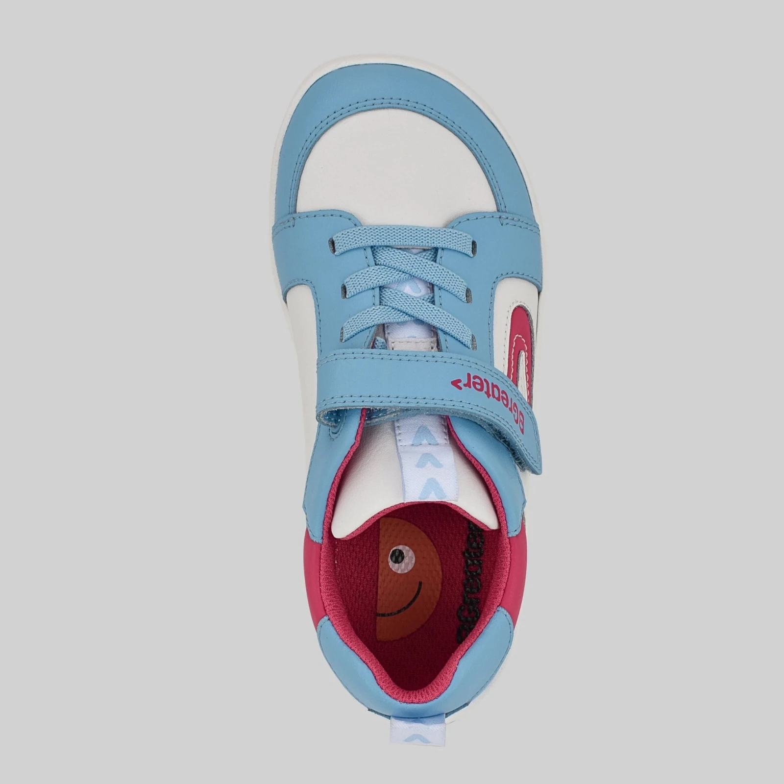 Кроссовки BGreater All Leather Lev — синий с белым, фото 8