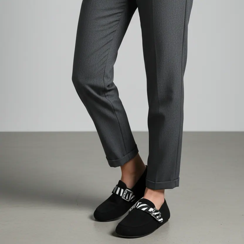 Мокасины Roots Mocaflip — чёрные, фото 4