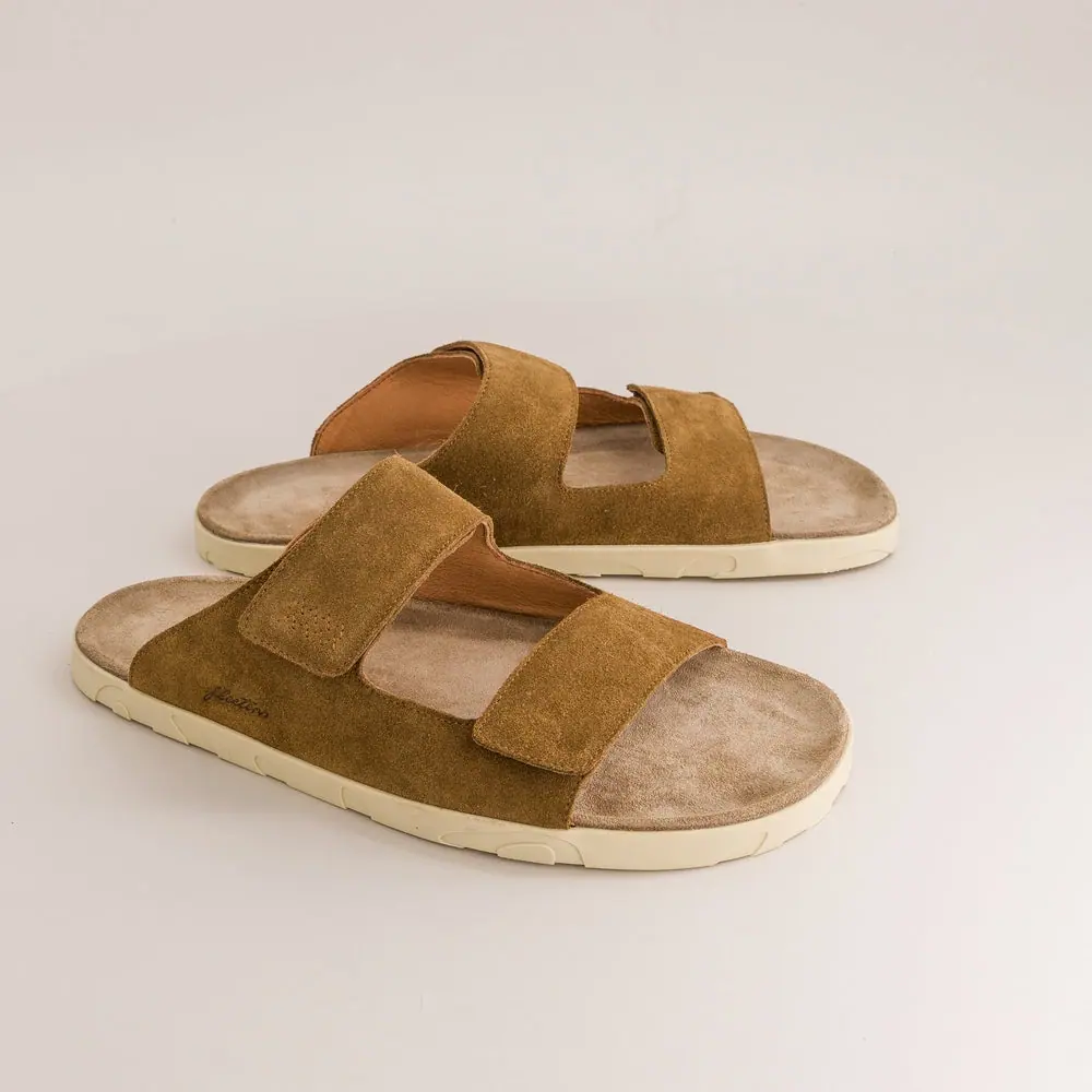 Босоногие шлёпанцы Fleeters Coconut — табачный — фото 1 из 7