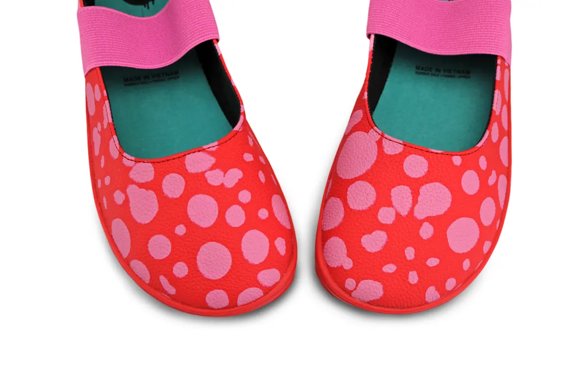 Босоногие туфли Paperkrane RED DOTTY, фото 4