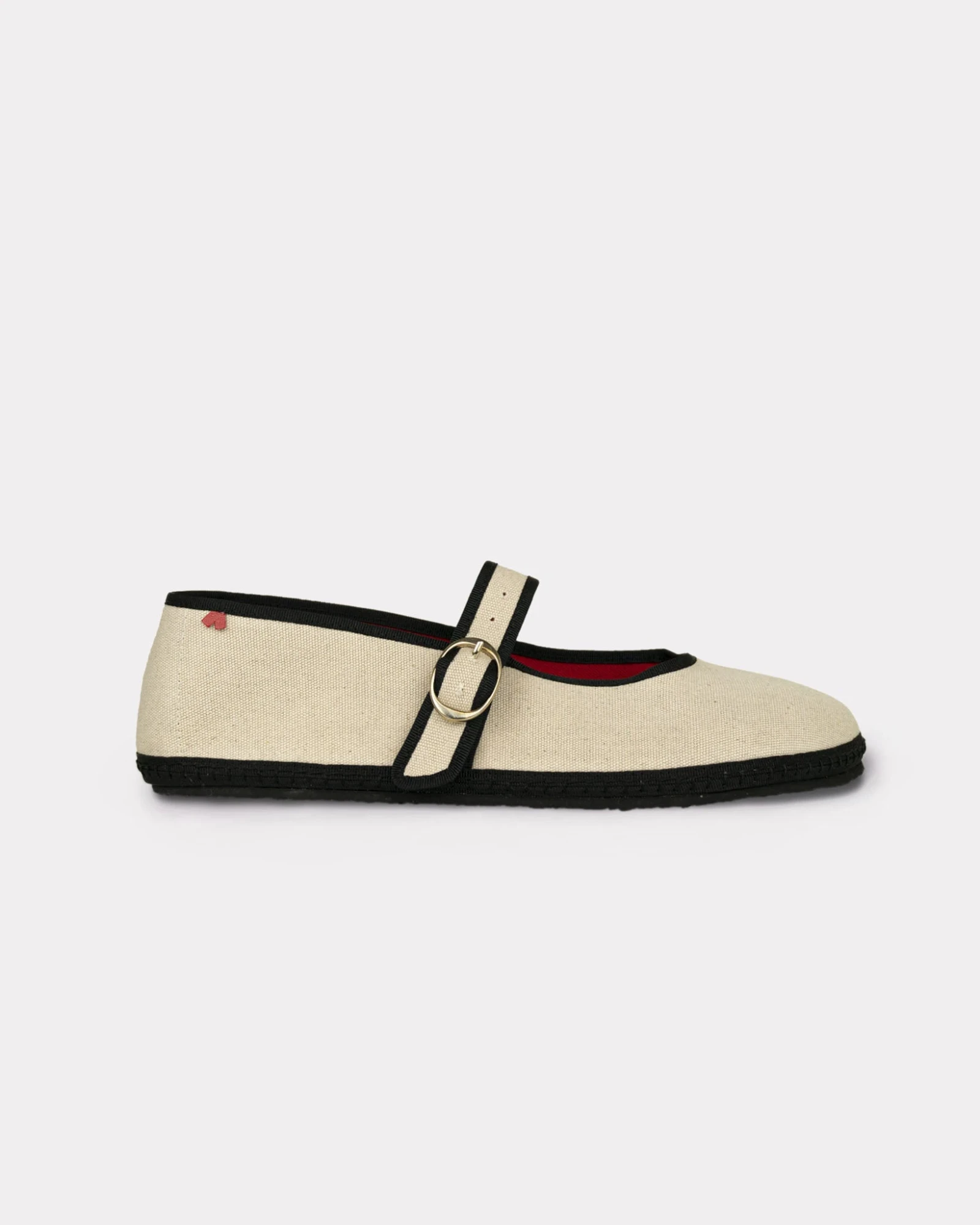 Балетки Barevene Mary Belt Bianco e Nero — фото 1 из 6