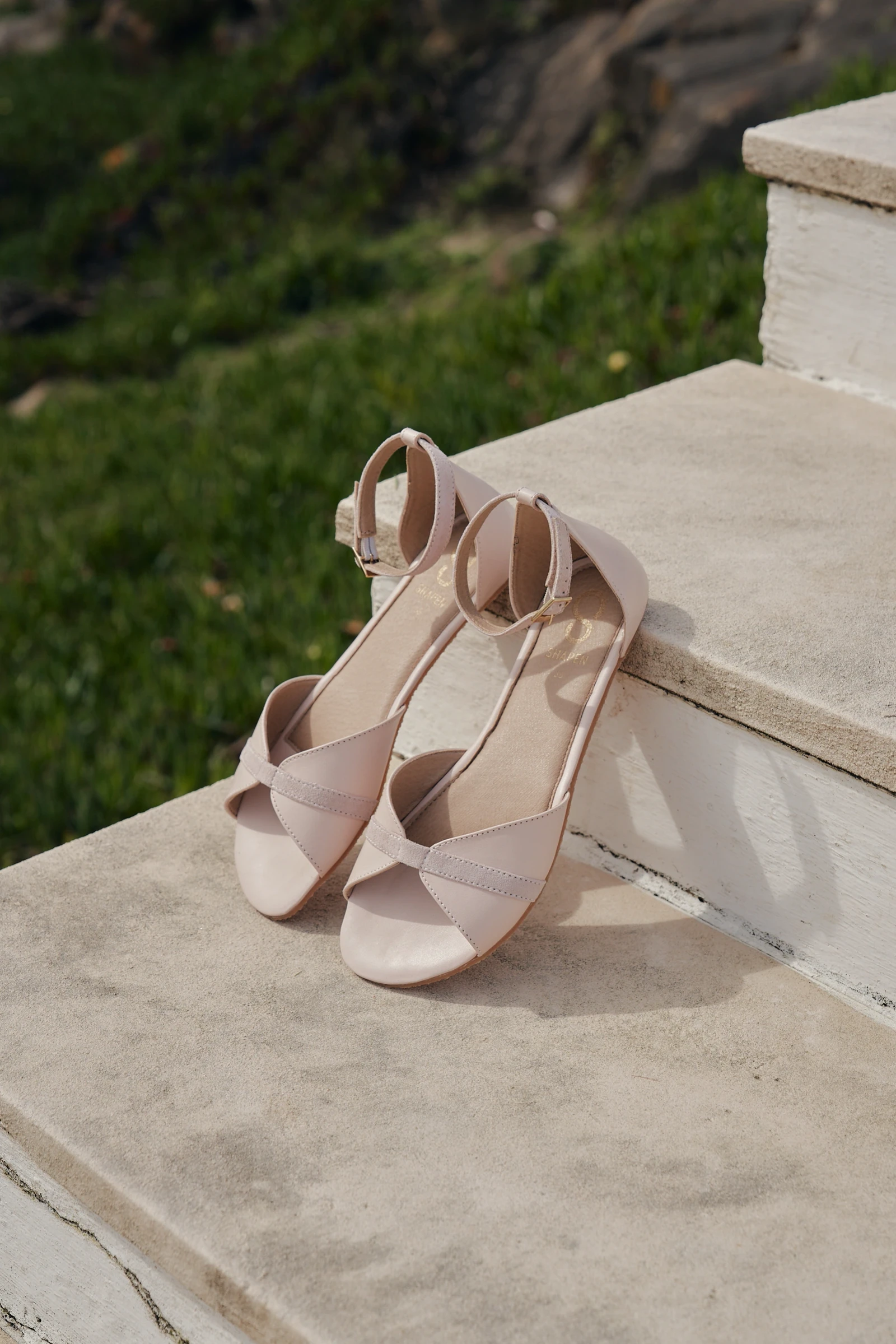 Босоногие сандалии Shapen PETAL 2.0 — светло-розовый · широкая колодка, фото 7