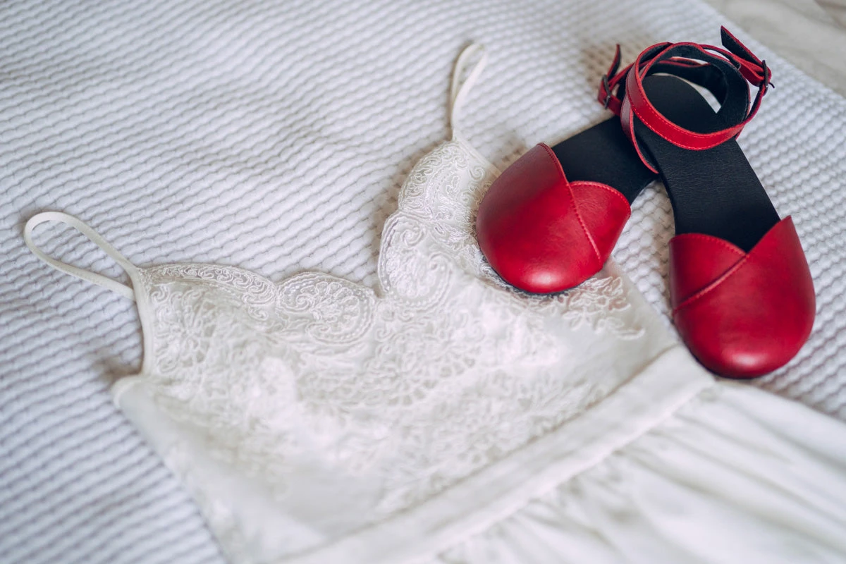 Балетки Ahinsa Ballerina Barefoot — бордовый, фото 13