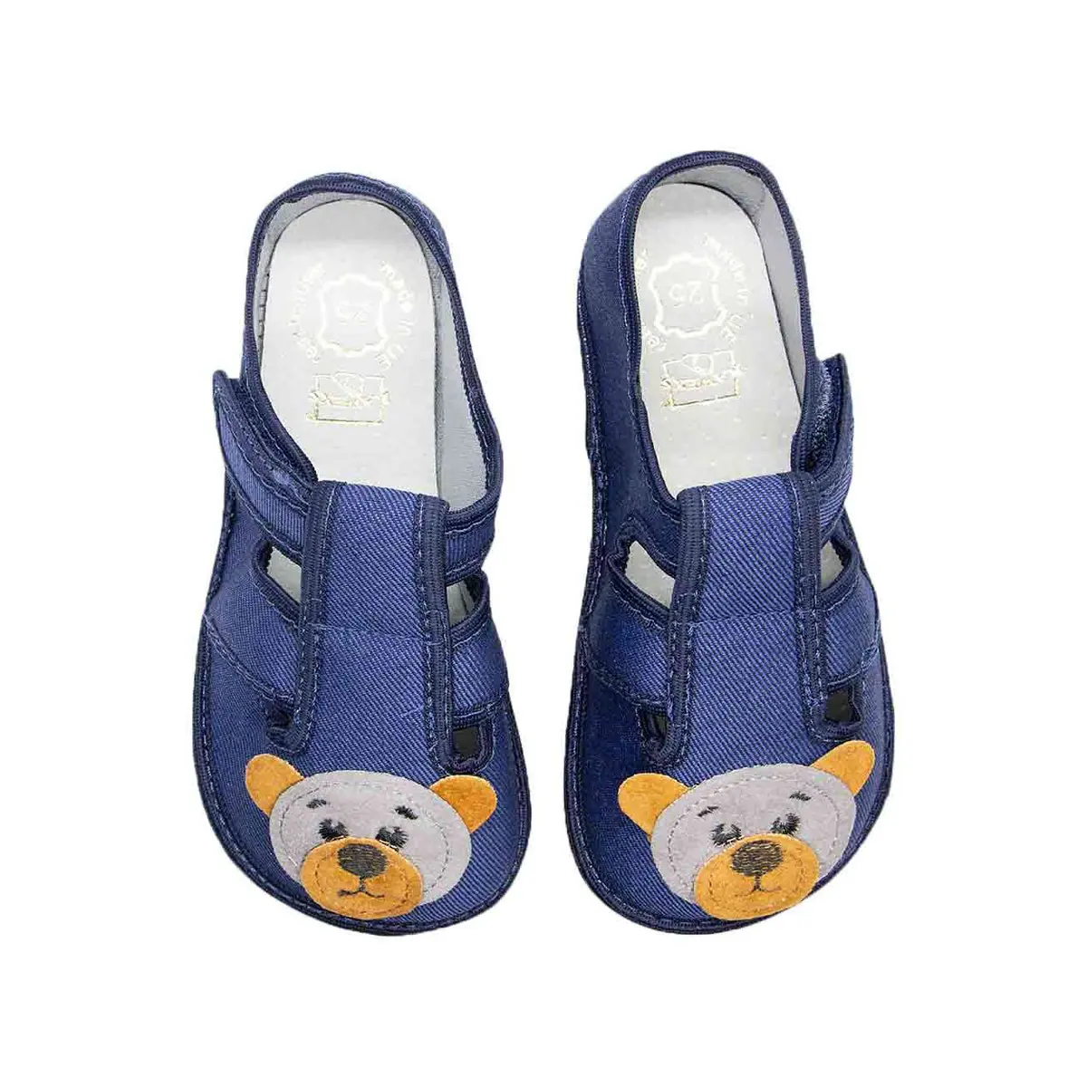 Детские тапочки Raweks Zuzia Z13 — с мишкой — фото 1 из 7
