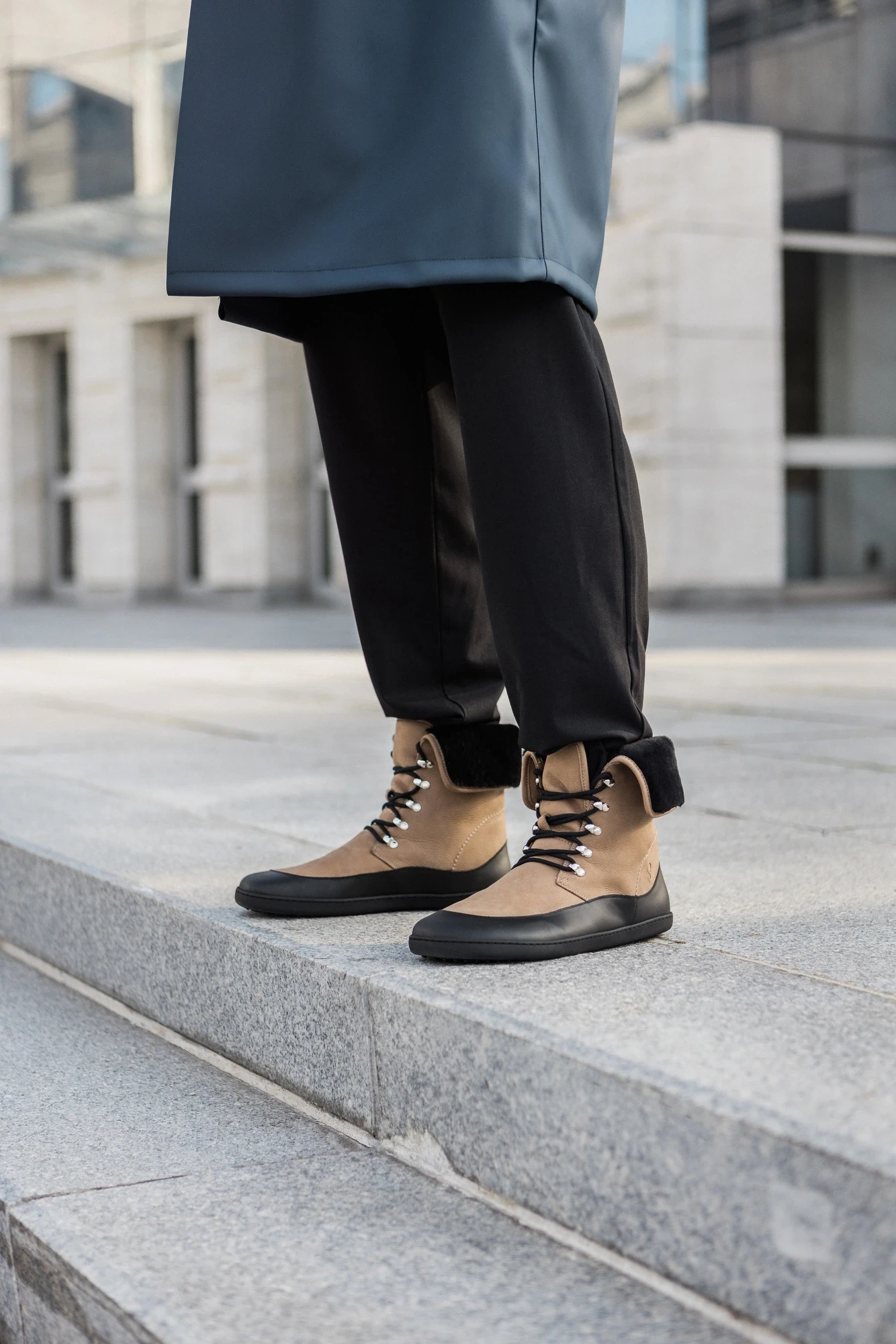 Босоногие ботинки Shapen LYNX — серо-коричневый, фото 2